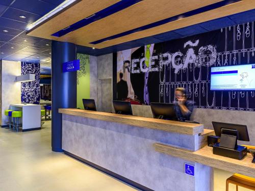 Vstupní hala nebo recepce v ubytování ibis budget Sao Bernardo do Campo