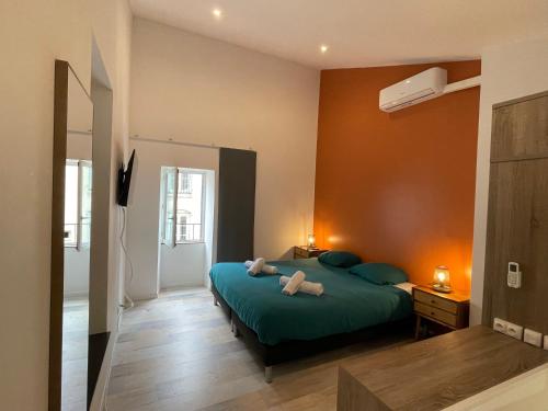 Postelja oz. postelje v sobi nastanitve Duplex cosy
