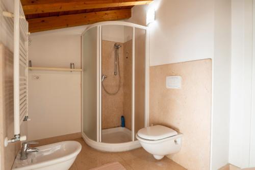 Koupelna v ubytování B&B Corte Barbieri