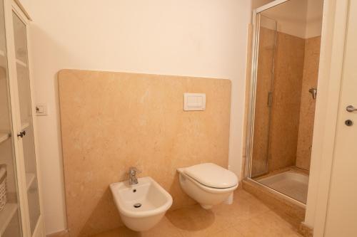 Koupelna v ubytování B&B Corte Barbieri