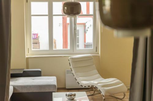 Posezení v ubytování Gemütliches Haus inmitten schöner Natur mit Garten & Parkplatz