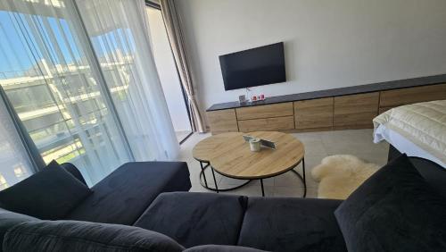 Μια τηλεόραση ή/και κέντρο ψυχαγωγίας στο Pearl Island Apartment
