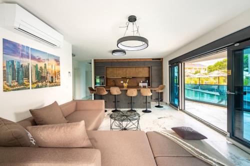 Et opholdsområde på Marina-Bay-Resort