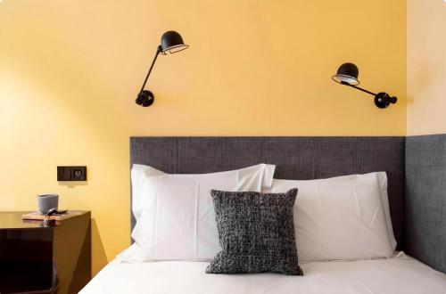 Katil atau katil-katil dalam bilik di Apartament City Center W-AC Views & Balcony