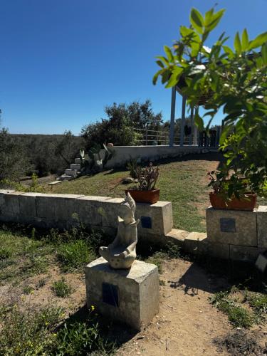 Κήπος έξω από το Le Palombelle Casa Vacanze