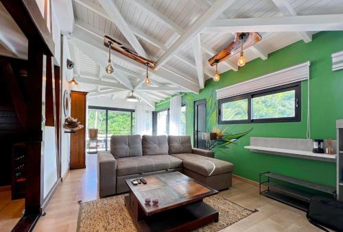 Posezení v ubytování Caribbean Loft - SXM