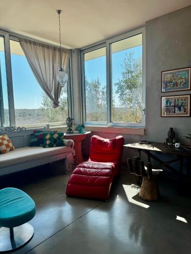 Χώρος καθιστικού στο Le Palombelle Casa Vacanze