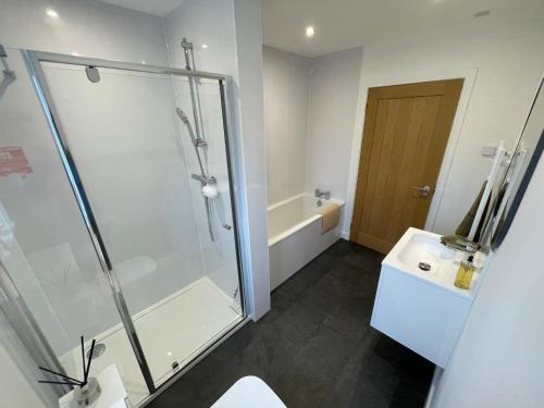 Koupelna v ubytování Fionnlagh Cottage