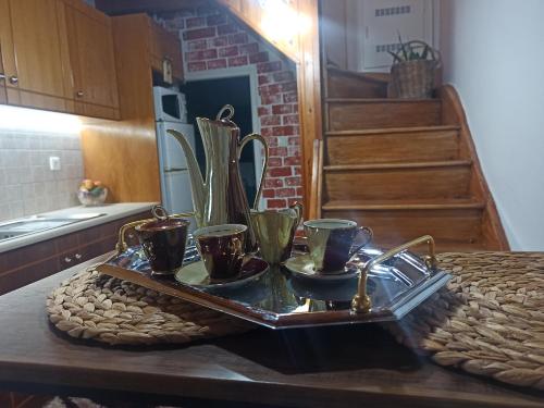 Η κουζίνα ή μικρή κουζίνα στο Little Angelo's Cottage - Greek Autumn Charm