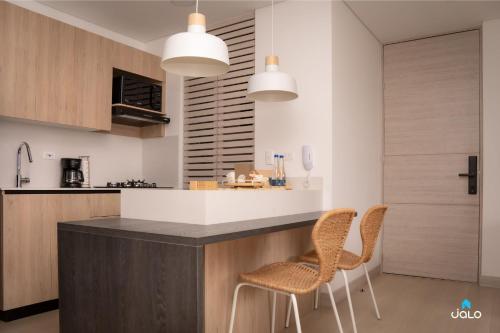 Dapur atau dapur kecil di Grand By Jalo
