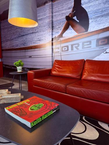 Zona de estar de Now Hotel Cali