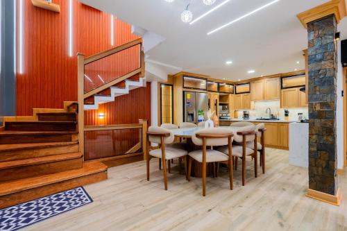 Køkken eller tekøkken på Moderna Casa Cuenca