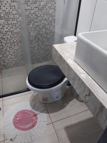 Koupelna v ubytování Casa praia