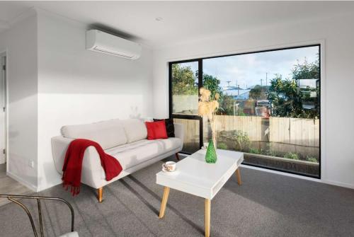 En eller flere senge i et værelse på Modern Bach