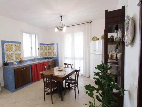 Η κουζίνα ή μικρή κουζίνα στο Apartment in Sicily near Sandy Beach