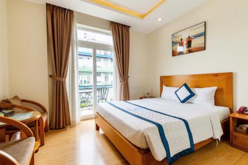 Кровать или кровати в номере Blue Diamond Airport Hotel