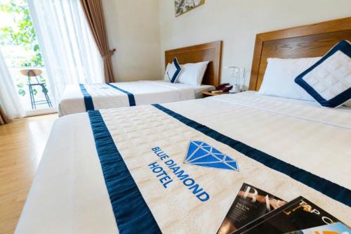 Кровать или кровати в номере Blue Diamond Airport Hotel