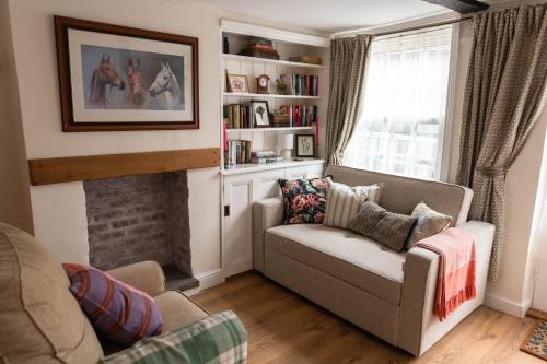 Istumisnurk majutusasutuses Cosy Period Cottage in Titchfield Village