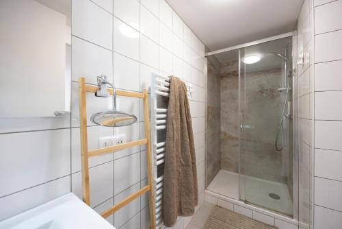 Et badeværelse på Appartement Lac D'annecy À Sevrier