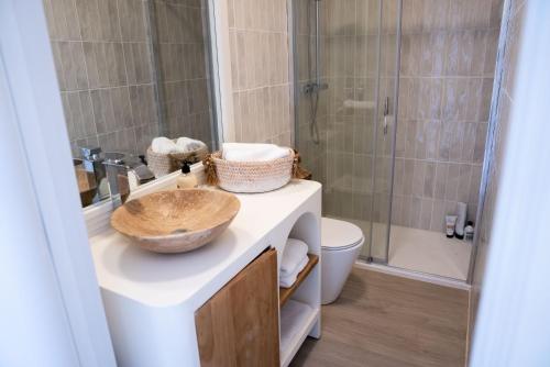Phòng tắm tại Luxury Boutique Jacuzzi Chalet