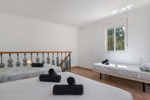 Postel nebo postele na pokoji v ubytování Chalet Independiete Con Piscina