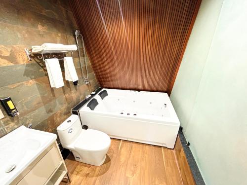 Koupelna v ubytování Green Hills Farm & Resorts