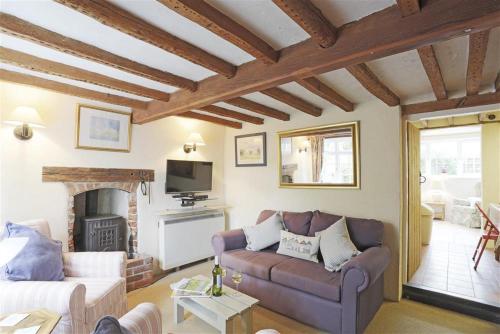 Kuchyň nebo kuchyňský kout v ubytování Rose Cottage