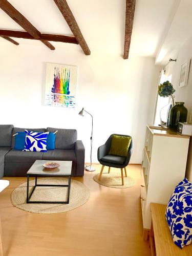 Khu vực ghế ngồi tại Casa Plava sea view apartment