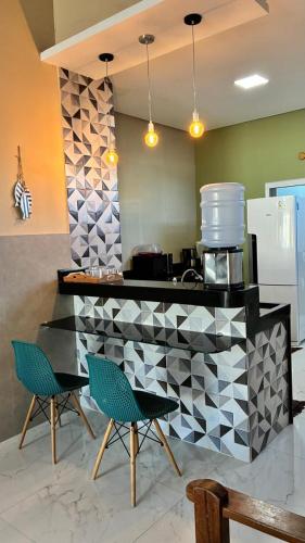 Dapur atau dapur kecil di Casa praia ótimo preço