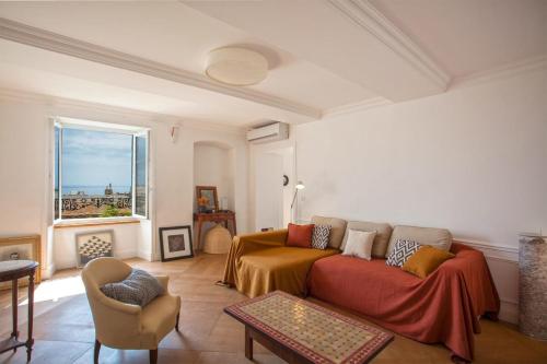 Posezení v ubytování Le Saint-Jean