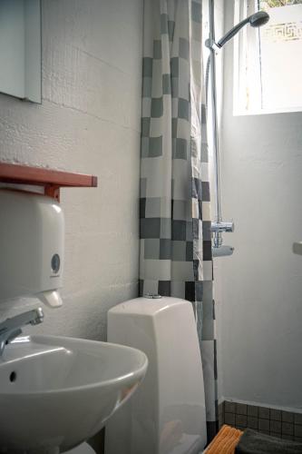 Un baño de Stóra-Mörk Guesthouse