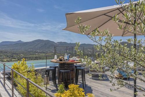 Paisaje cerca de esta villa