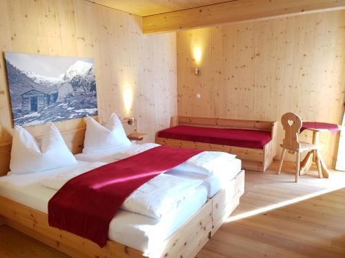 Postel nebo postele na pokoji v ubytování Das Kals - 5 Personen Appartements