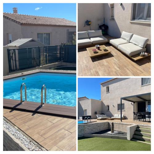 Πισίνα στο ή κοντά στο Charmante maison avec petite piscine et jardin