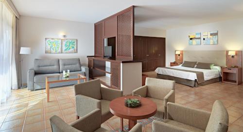 Posteľ alebo postele v izbe v ubytovaní Hotel Rural Finca Salamanca