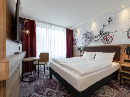 ibis Styles Coburgにあるベッド