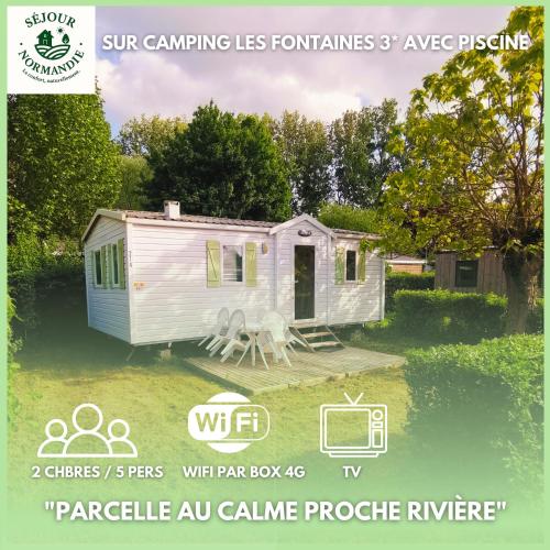 Paris Eure gestion - Mobilhome 2 chambres 5 personnes au calme