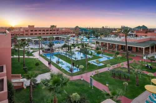 an aerial view of a resort with a pool at Pickalbatros Aqua Fun Club All Inclusive in Marrakech