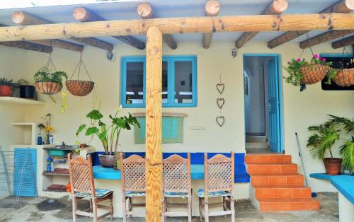 Balkoni atau teres di Casitas Tabayesco