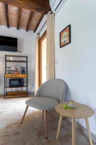Гостиная зона в Relais e Spa l'Antica Fornace