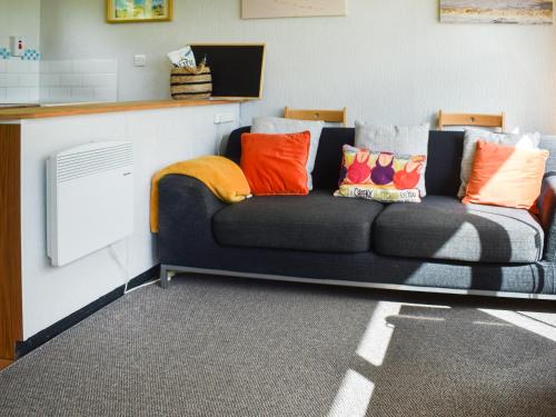 Et opholdsområde på Happy Valley Chalet