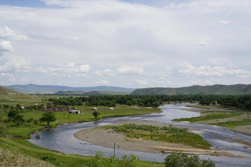 Paesaggio naturale nelle vicinanze del campeggio