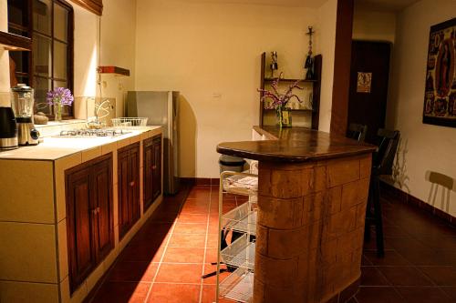 Una cocina o cocineta en Andean Wings Valley