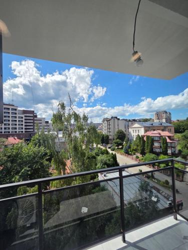 Balkón nebo terasa v ubytování Truskavets Platinum Apartment 49,50