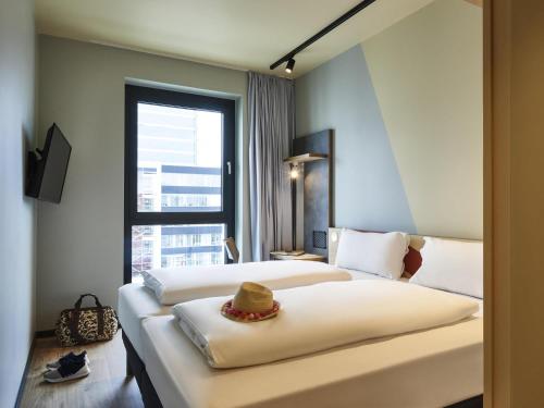 Katil atau katil-katil dalam bilik di Ibis Budget Singen
