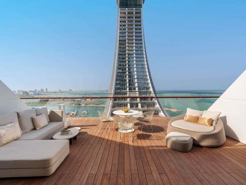 Posezení v ubytování Fairmont Doha