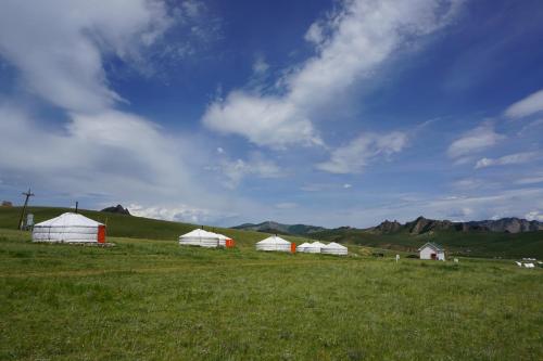 Paesaggio naturale nelle vicinanze del campeggio