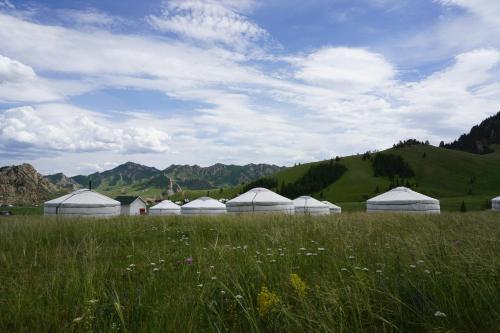 Paesaggio naturale nelle vicinanze del campeggio