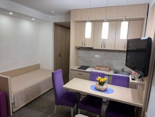 Kuchyň nebo kuchyňský kout v ubytování Angela 103