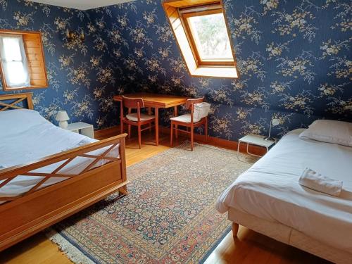 Postel nebo postele na pokoji v ubytování Steredennvor